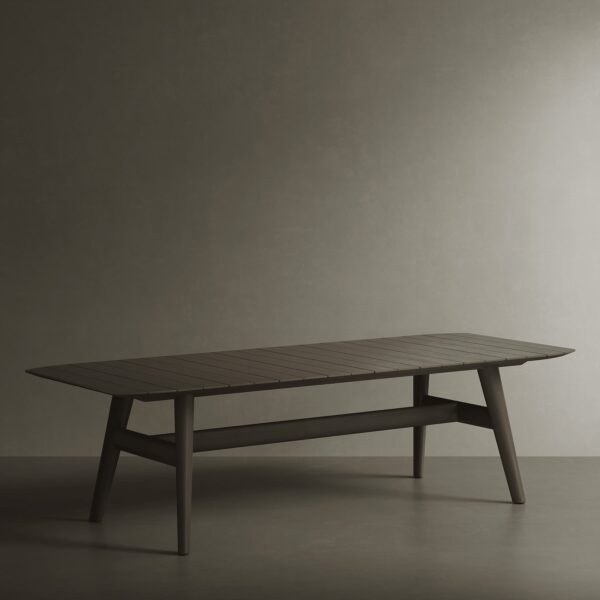 N1 Dining Table Dark Teak