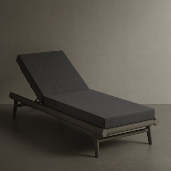 N1 Sun Lounger Dark Teak