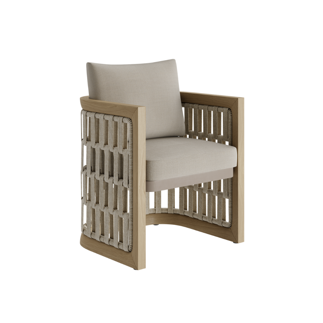 N2 Dining Chair Light Teak - Image 4