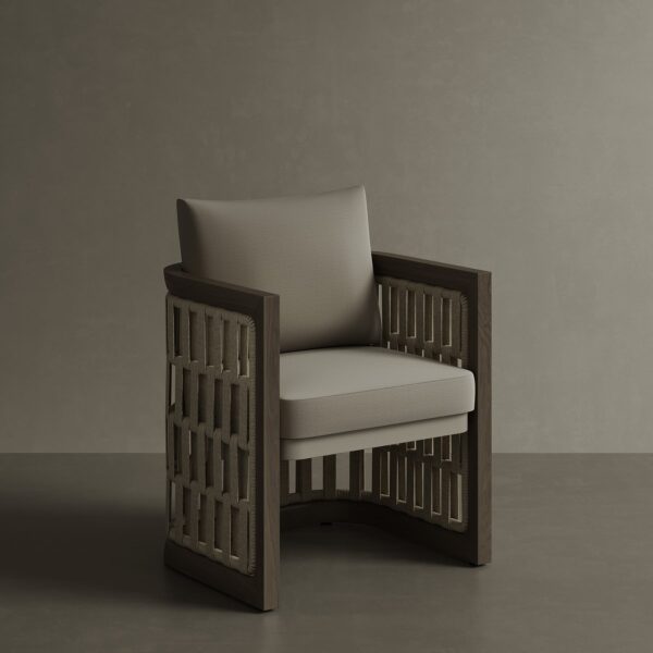N2 Dining Chair Dark Teak