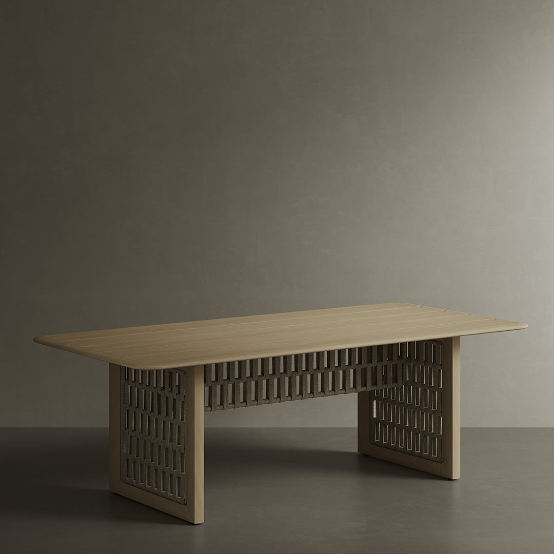 N2 Dining Table Light Teak