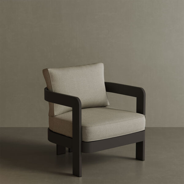 N3 Kohl Lounge Chair Sand Canvas