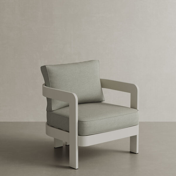 N3 Stone Lounge Chair Sage Twill