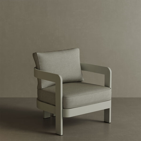 N3 Taupe Lounge Chair Sage Twill