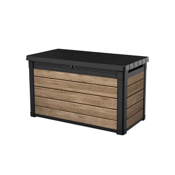 Keter 100 Gallon Ashwood Brown Resin Deck Box