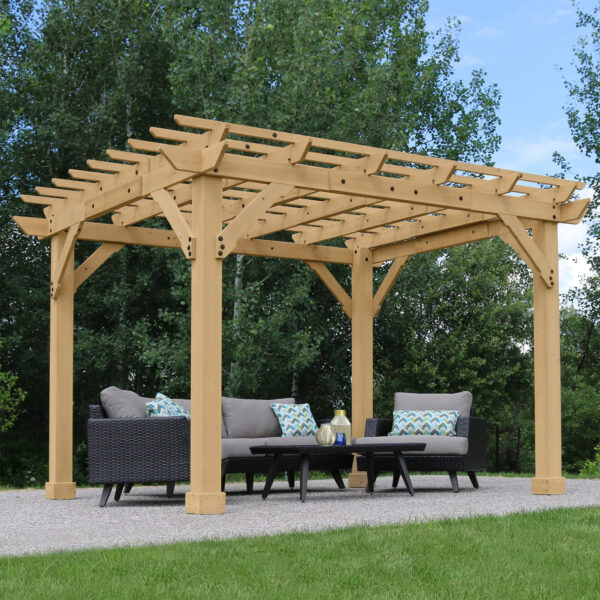 Yardistry 10 x 12 ft Cedar Meridian Pergola