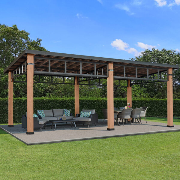 Yardistry Structures Gazebo 12 ft x 23 ft