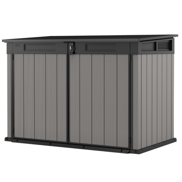 Keter Premier Jumbo Horizontal Resin Outdoor Storage Shed