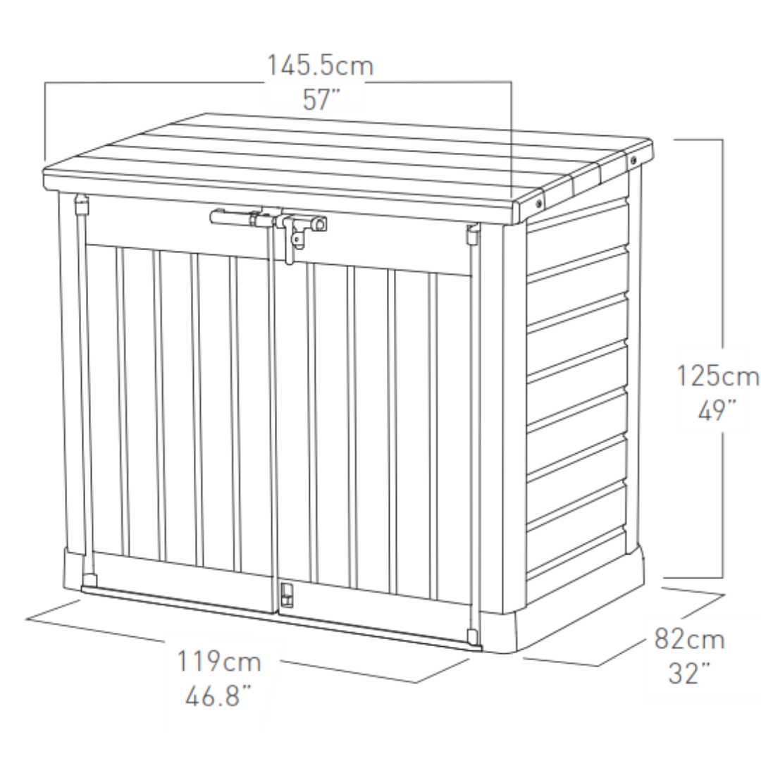 Keter Store It Out Max Durable Resin Outdoor Storage Shed - Image 9