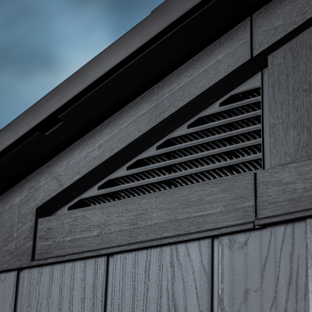 Keter Stronghold 8x8 ft Evotech+ Resin Outdoor Storage Shed - Image 3