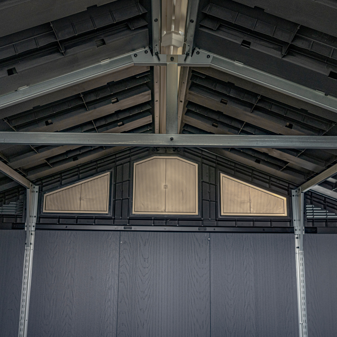 Keter Stronghold 8x8 ft Evotech+ Resin Outdoor Storage Shed - Image 9