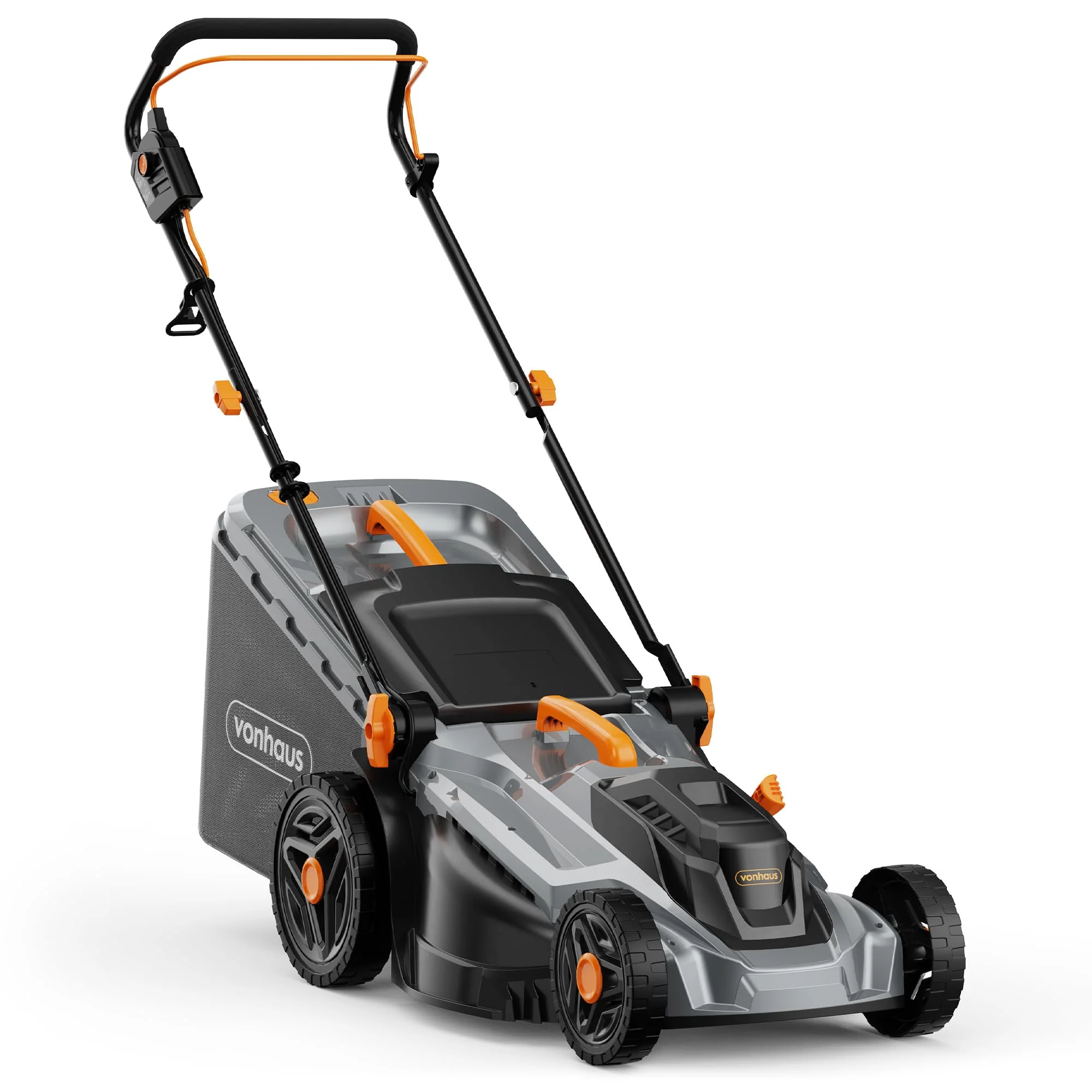 1600W Electric Lawn Mower with 42L Collection Bag & Adjustable Cutting Heights