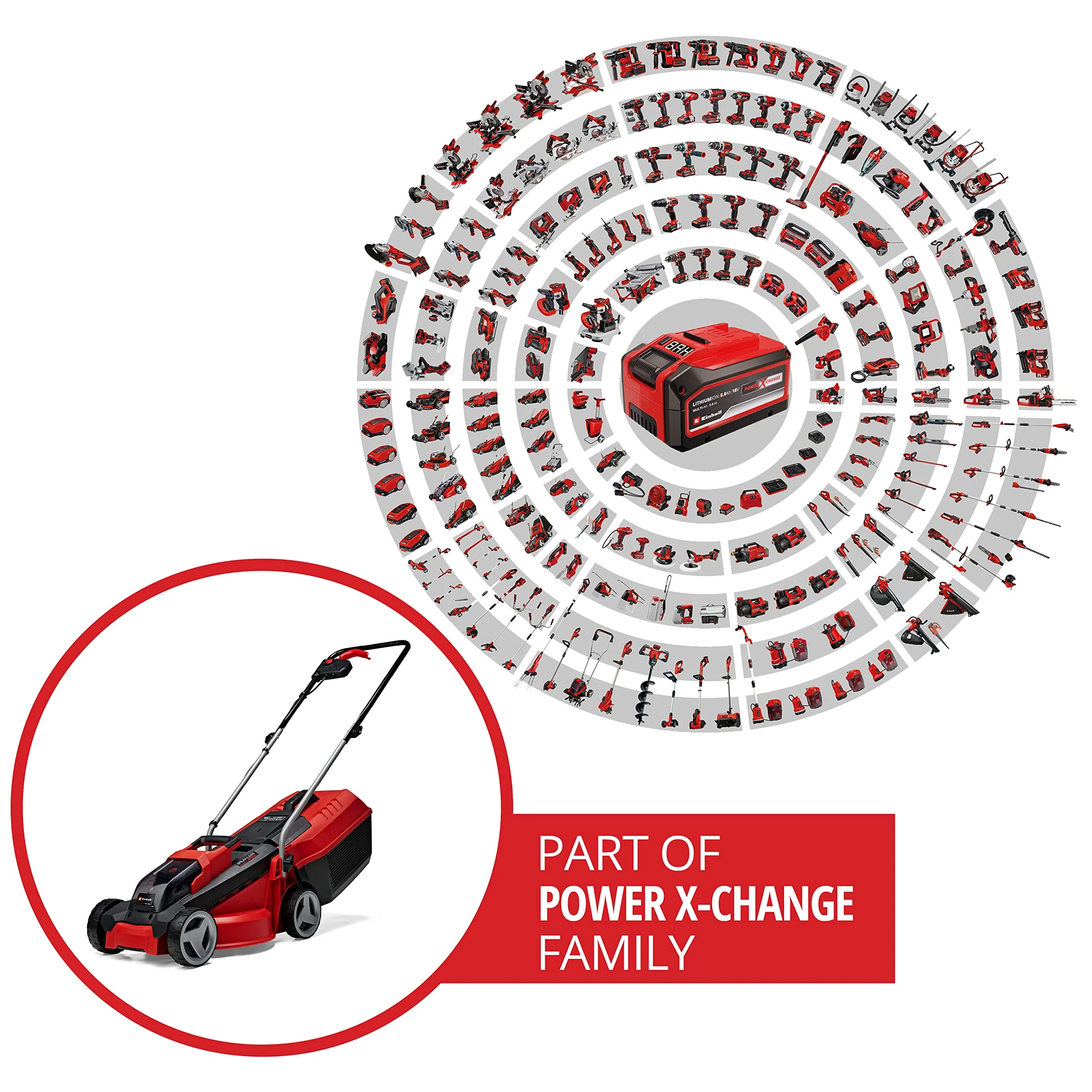 18V Cordless Lawn Mower with Brushless Motor, Battery & Charger Included - Image 2