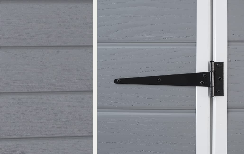 4x3ft Outdoor Garden Storage Shed with Weatherproof Design & Ventilation - Image 3