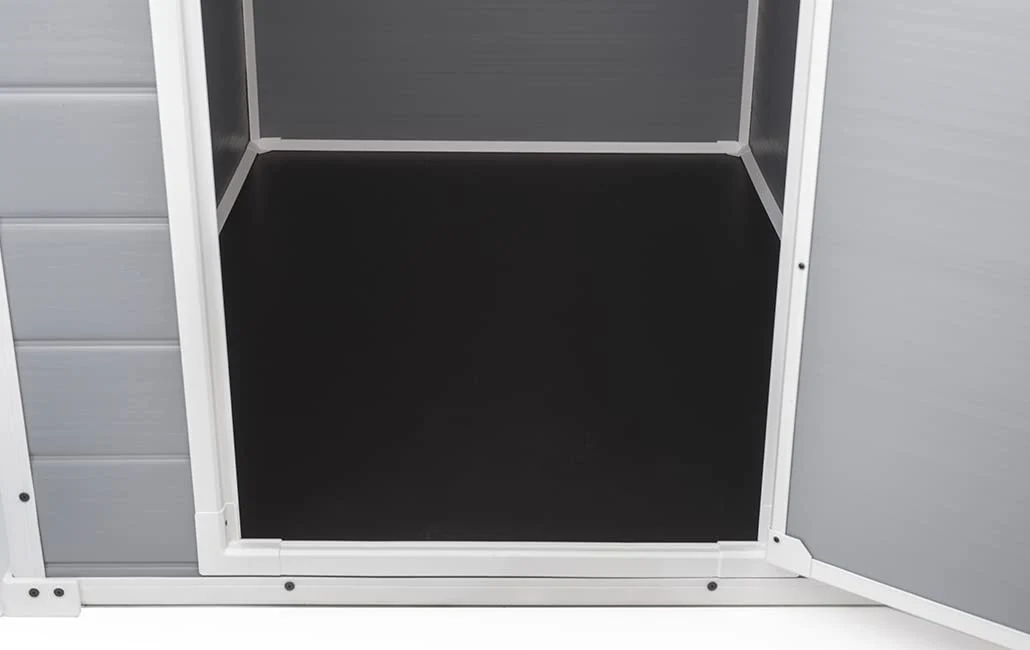 4x3ft Outdoor Garden Storage Shed with Weatherproof Design & Ventilation - Image 5