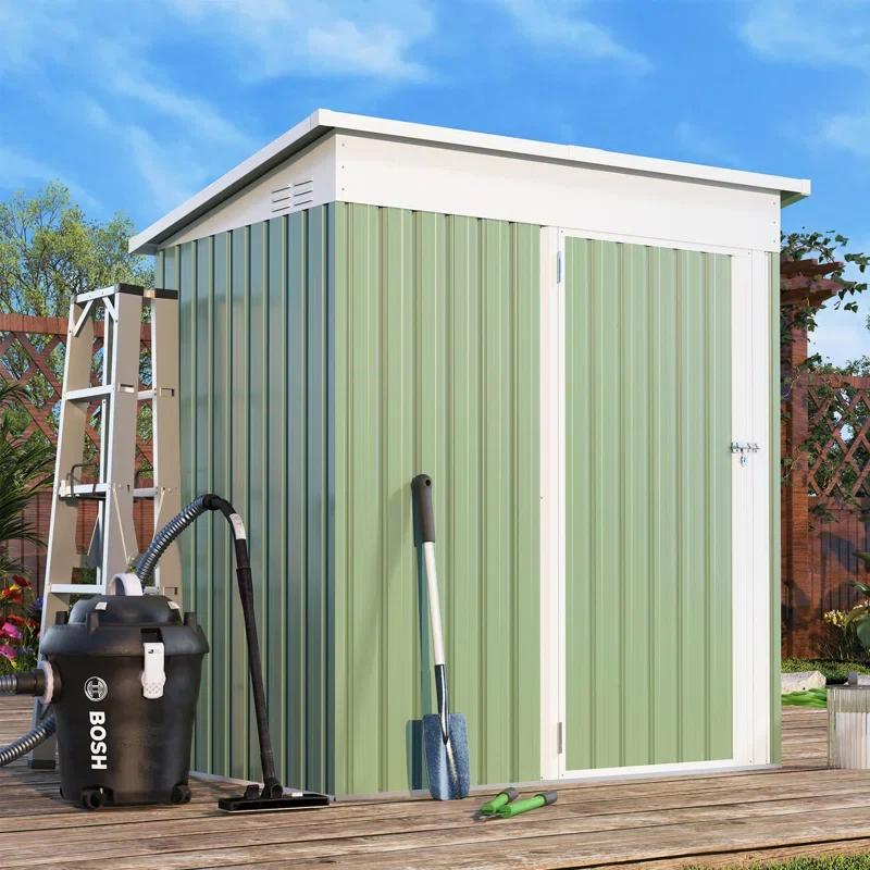5 Ft. W X 3 Ft. D Metal Lean-To Garden Shed - Image 2