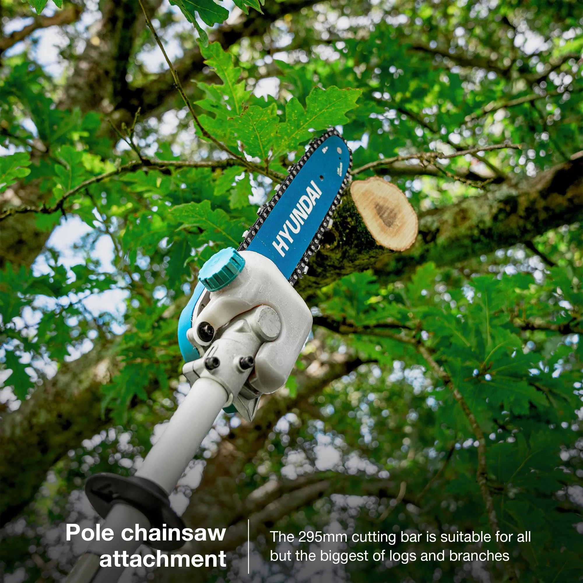 5-in-1 Petrol Garden Multi Tool with Hedge Trimmer, Chainsaw & Brushcutter Attachments - Image 4