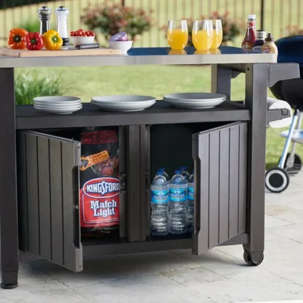 BBQ Table Garden Storage