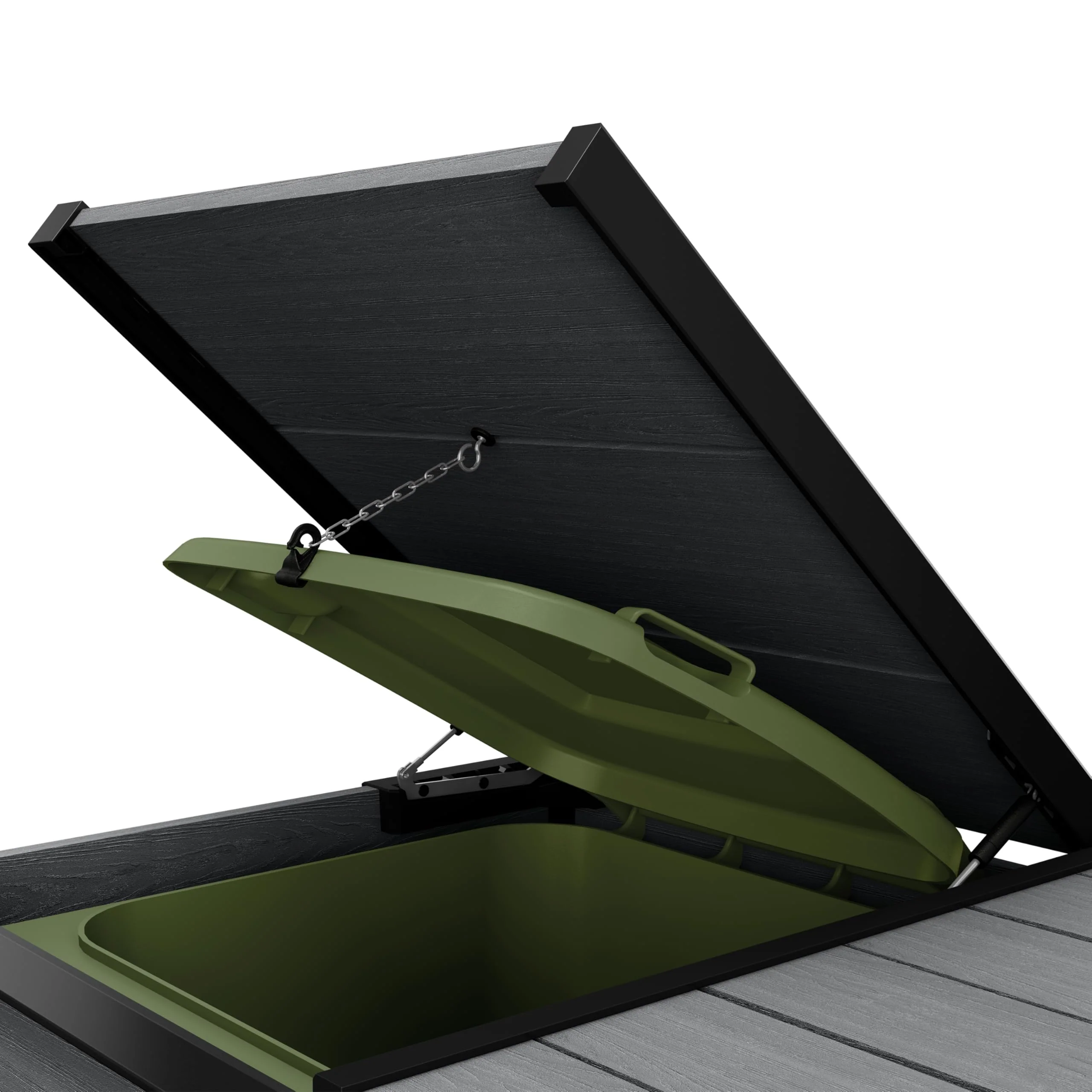 Double Wheelie Bin Storage Unit with Weatherproof Design & Easy Access Lid - Image 4